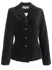 ベロアジャケット　ブラック