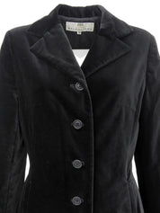 ベロアジャケット　ブラック