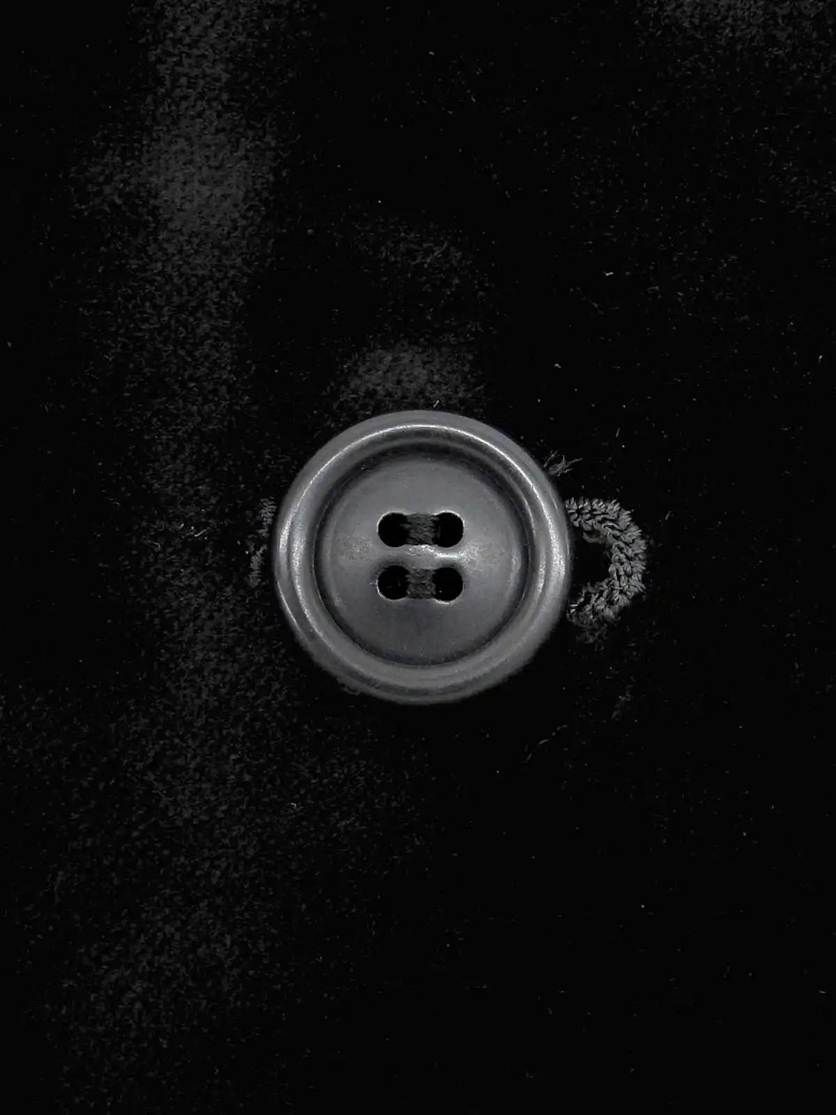 ベロアジャケット　ブラック