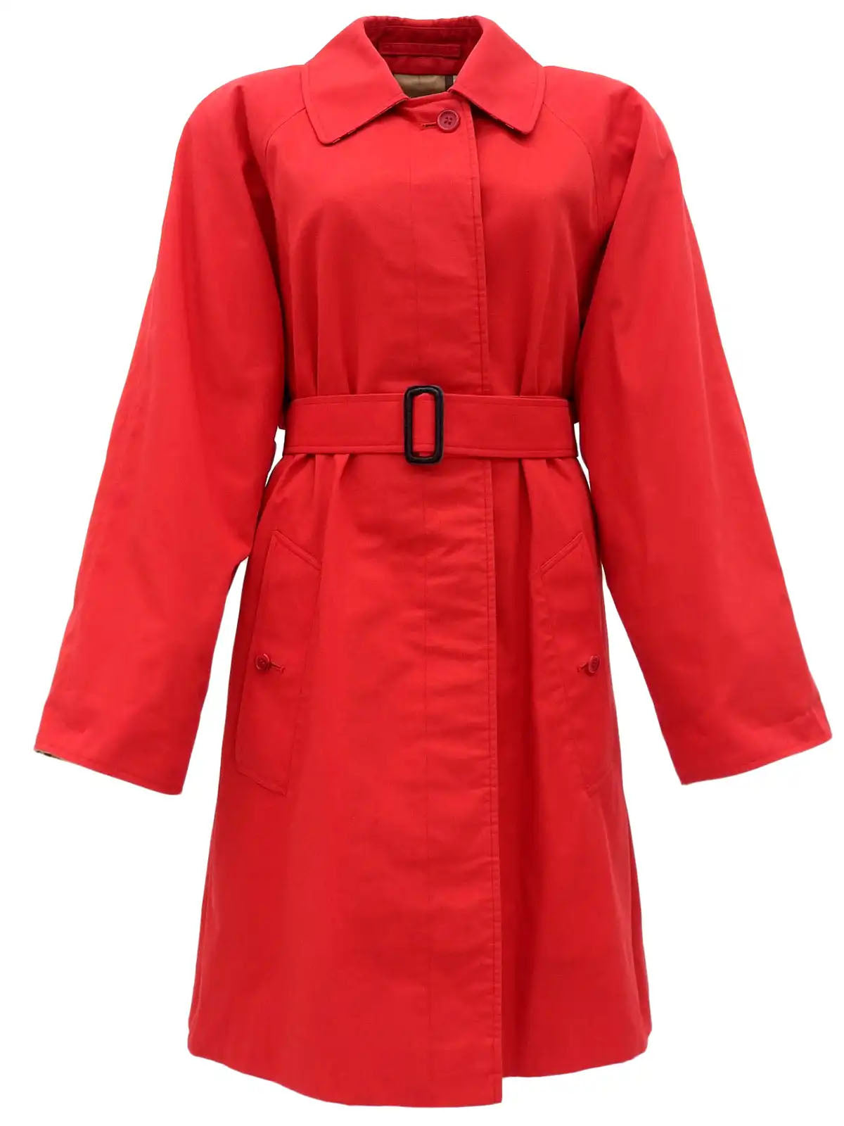 Red Balenciaga Coat