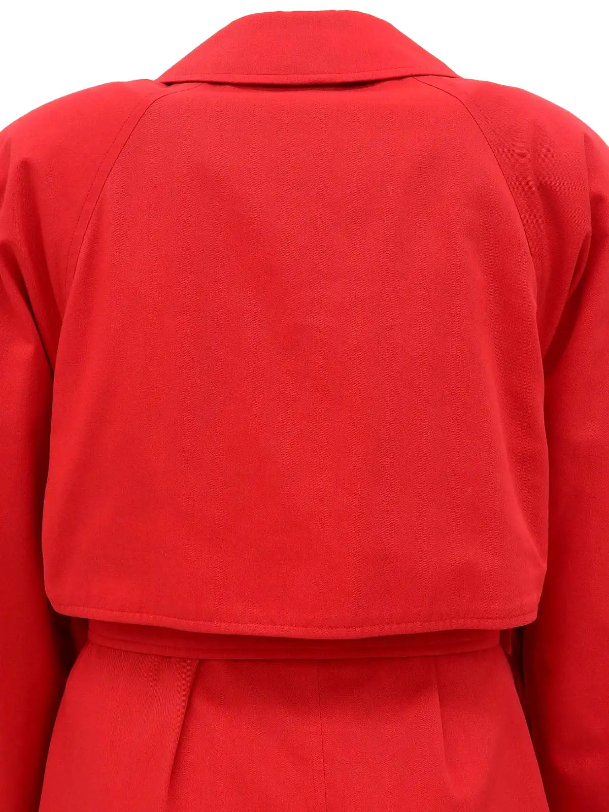 Red Balenciaga Coat