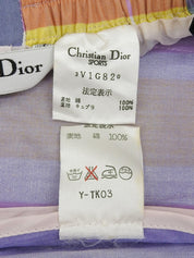 チェックパターンクリアボタンセットアップ ピンク/パープル/マルチ