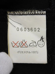 ロゴボタンセットアップ ブラック