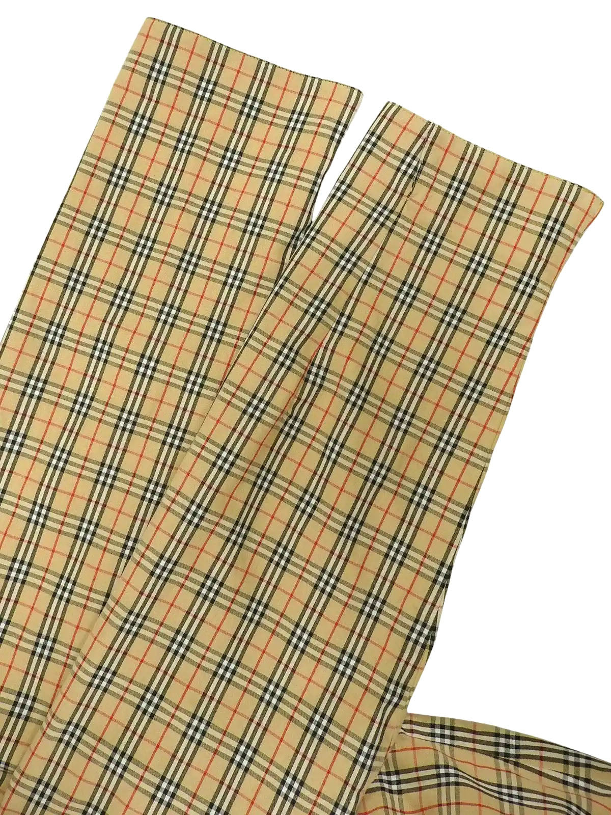 ノバチェックロゴ刺繍長袖シャツ ベージュ/マルチ