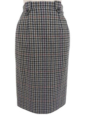 ハウンドトゥースパターンセットアップ　グレー／マルチ