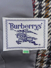 ハウンドトゥースパターンセットアップ　グレー／マルチ