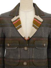 Cashmere Striped Jacket in Multi