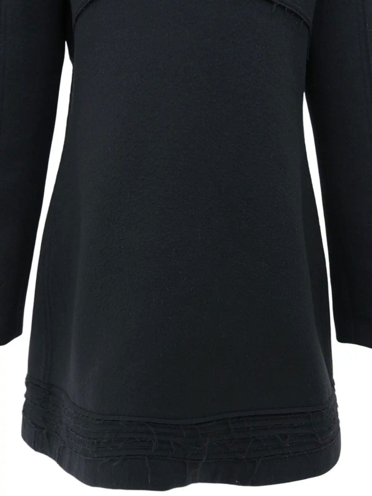 2009 Wool 4CC Mark Button Coat, Charcoal Gray