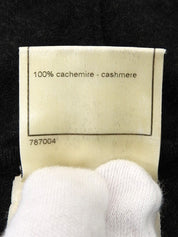 2009年羊绒CC标志纽扣背心（黑色）