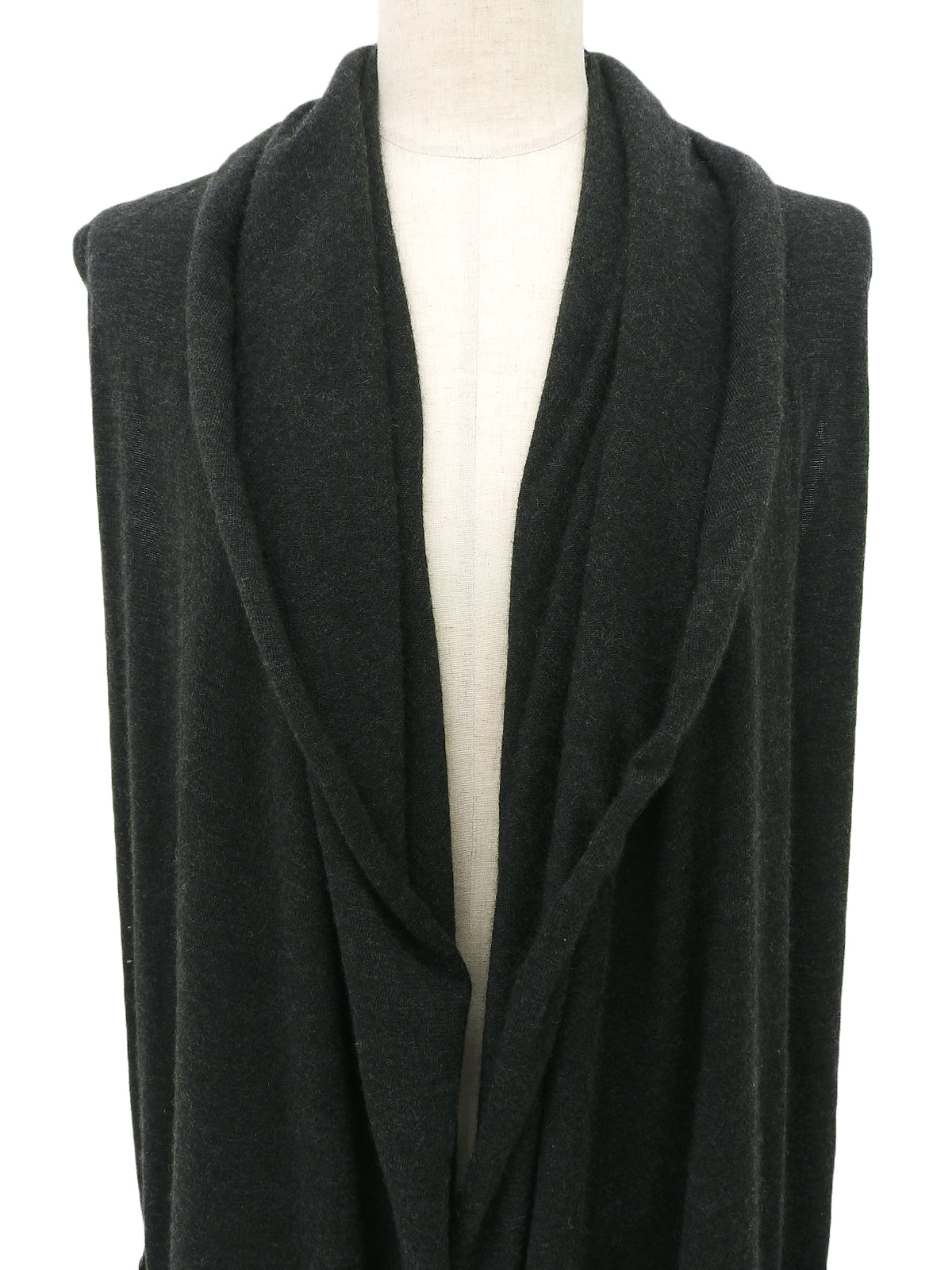 2009年製 カシミアCCマークボタンジレ ブラック