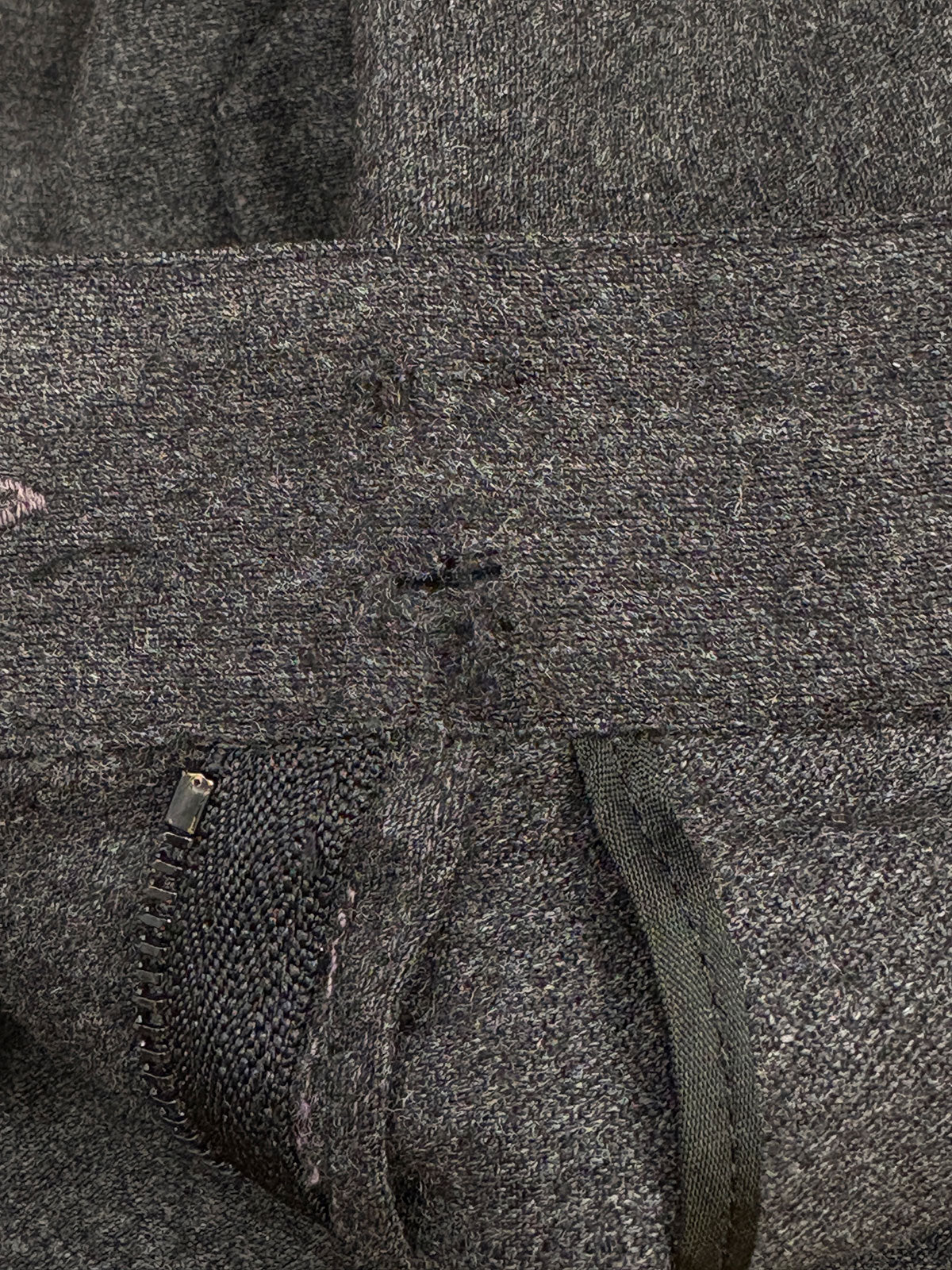 CC Mark Button Wide Pants Gray