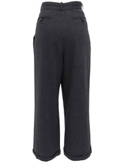 CC Mark Button Wide Pants Gray