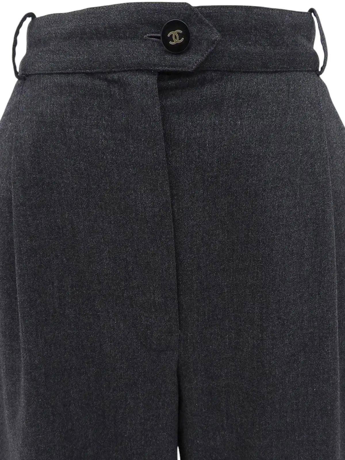 CC Mark Button Wide Pants Gray