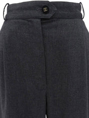 CC Mark Button Wide Pants Gray