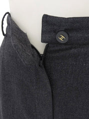 CC Mark Button Wide Pants Gray