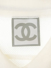 2006年製 スポーツラインCCマーク刺繍ポロシャツ ホワイト