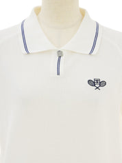 2006年製 スポーツラインCCマーク刺繍ポロシャツ ホワイト