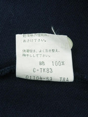 ロゴ刺繍ポロシャツ ネイビー