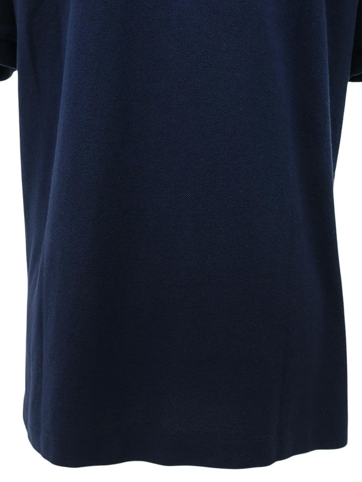 ロゴ刺繍ポロシャツ ネイビー