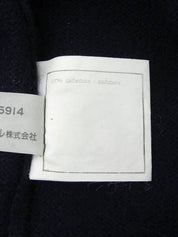 1995年製　カシミアCCマークボタンカーディガン　ネイビー