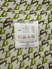 ロゴボタントレンチコート　ライトベージュ