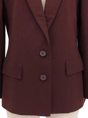 Bordeaux wool jacket