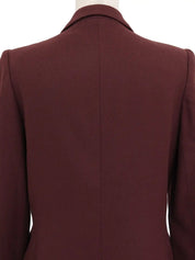 Bordeaux wool jacket