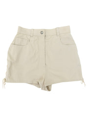 1997年製 CCマークステッチレースアップショートパンツ ライトベージュ