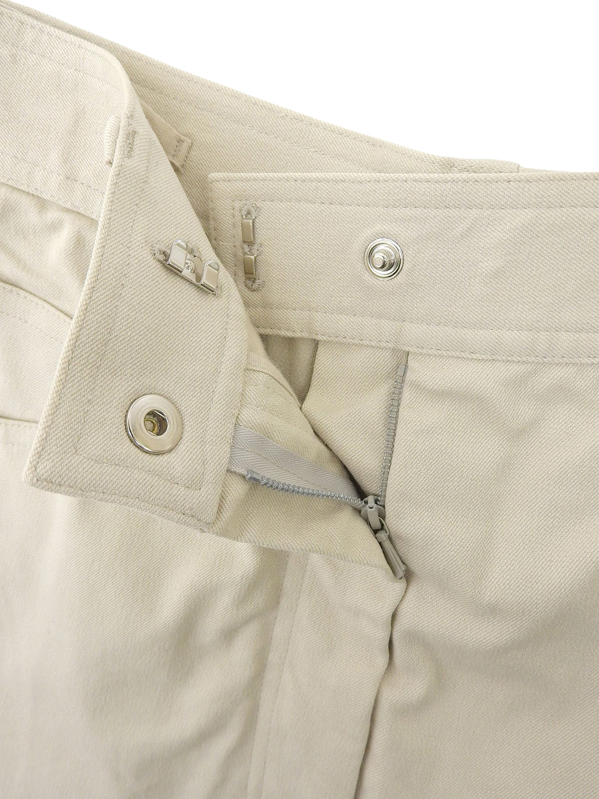 1997年製 CCマークステッチレースアップショートパンツ ライトベージュ