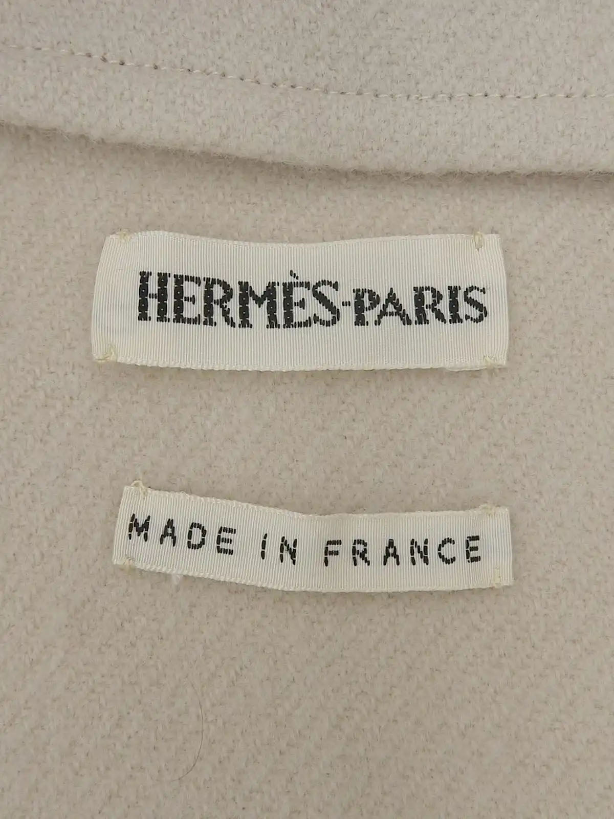 Wool Api Belt Coat, Ivory
