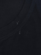 Logo Sleeveless Top in Black