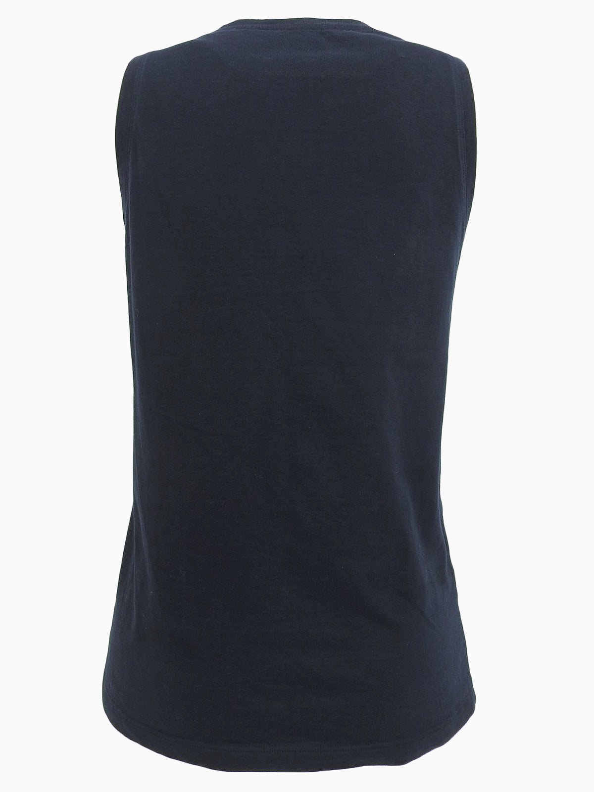 Logo Sleeveless Top in Black