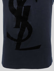 Logo Sleeveless Top in Black