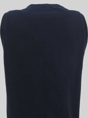 Logo Sleeveless Top in Black