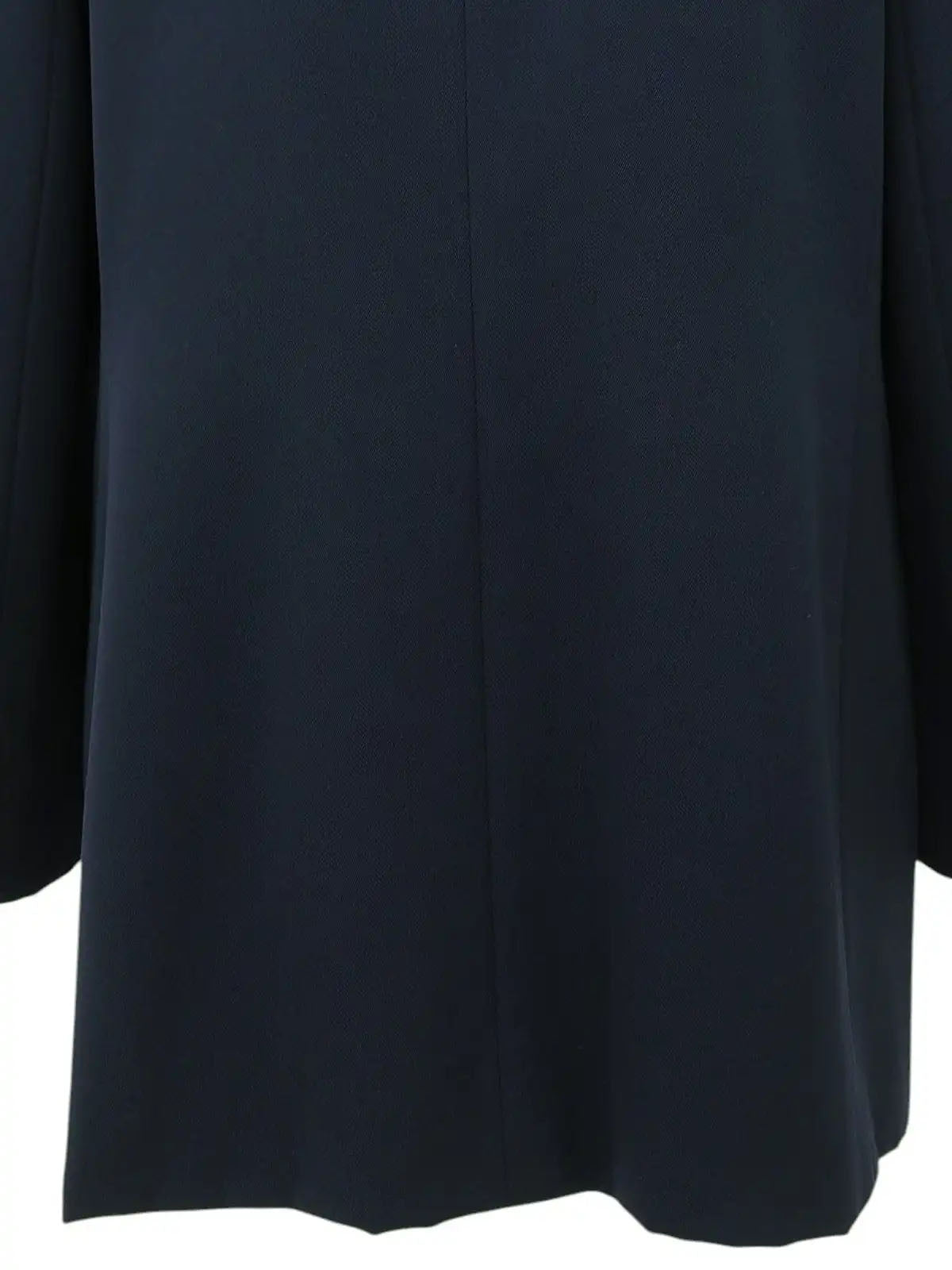 Navy Wool Macadam Button Jacket