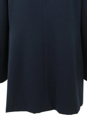 Navy Wool Macadam Button Jacket