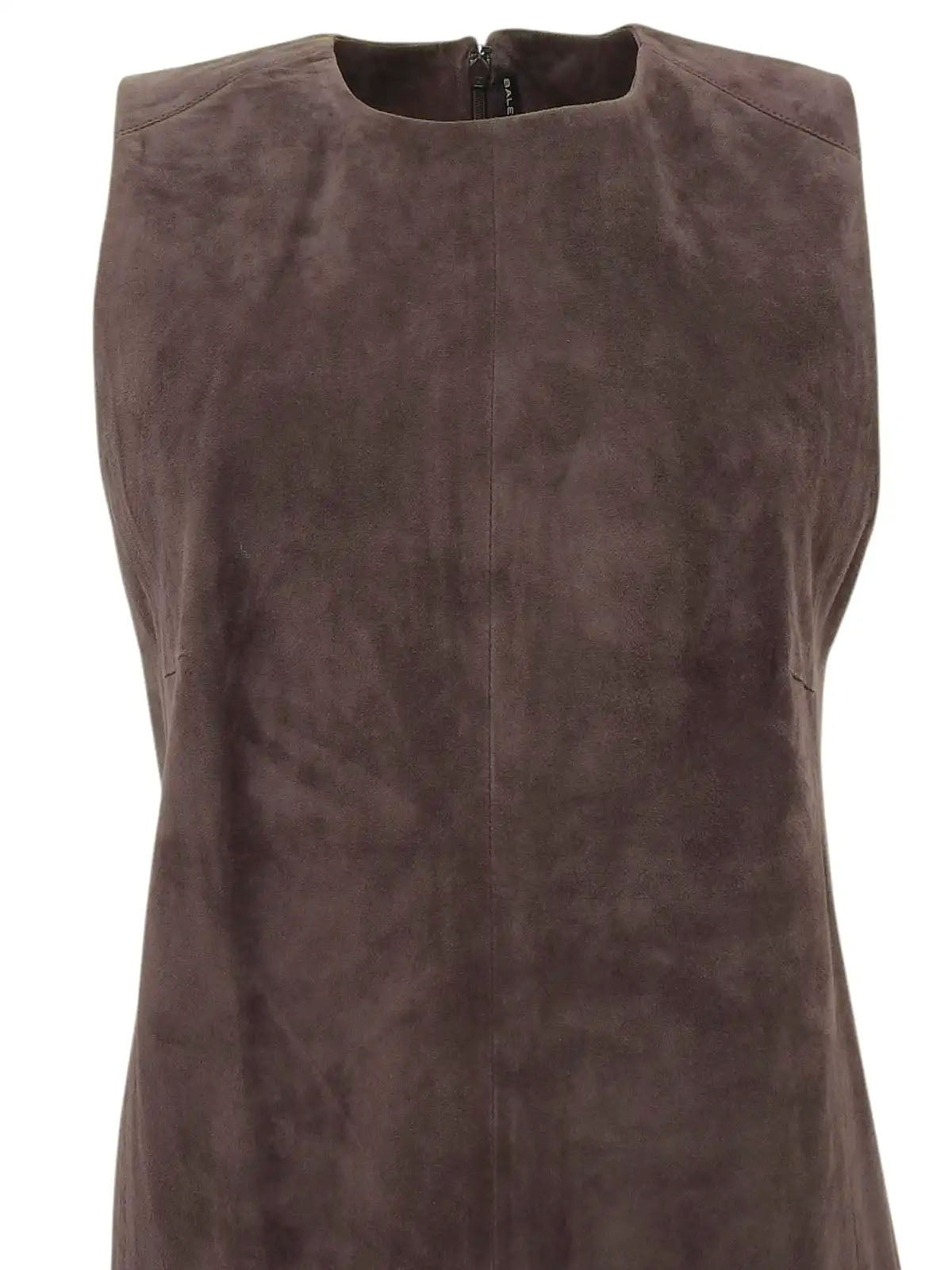 スエードノースリーブワンピース モカブラウン