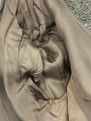 ツイードチェーンデザインセットアップ　グレージュ／マルチ