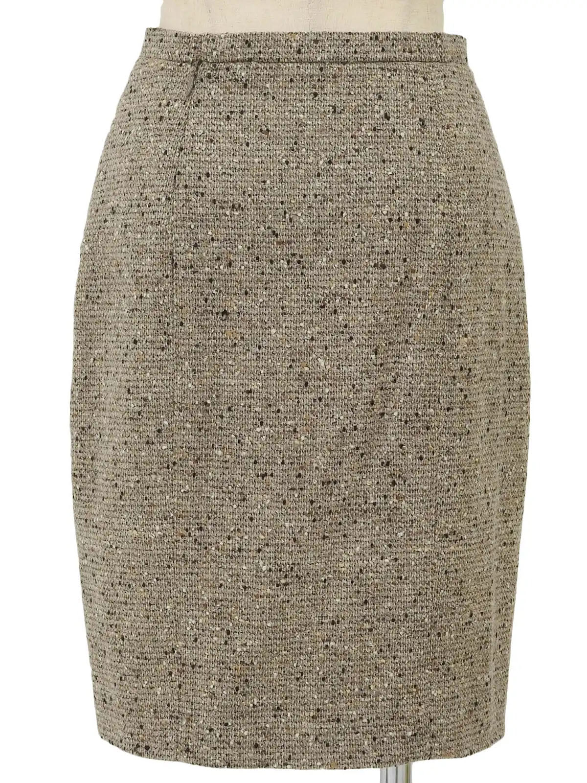 ツイードチェーンデザインセットアップ　グレージュ／マルチ