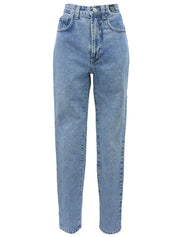 Medusa Button Denim Pants Indigo