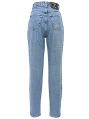 Medusa Button Denim Pants Indigo