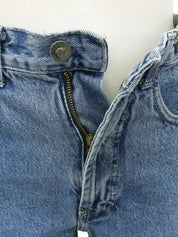 Medusa Button Denim Pants Indigo