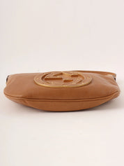 インターロッキングハンドバッグ キャメル