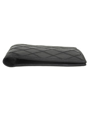 2007 Bicolor Stitch Compact Wallet, Black