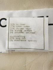 2003 Tweed CC Mark Button Jacket, Beige