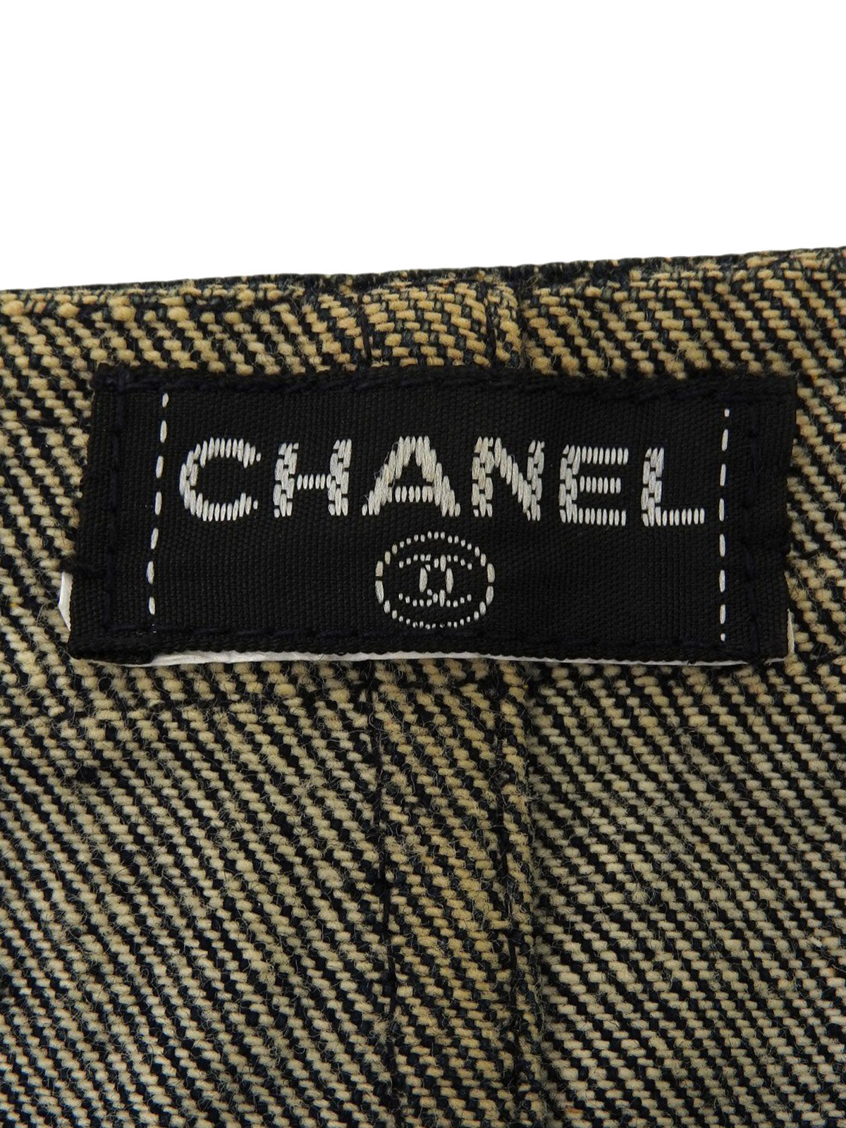 デニムCCマークボタンクロップドベスト インディゴ