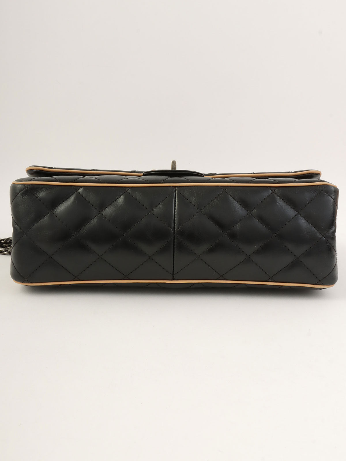 2013 2.55 Chain Shoulder Bag Black/Beige