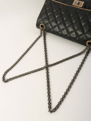 2013 2.55 Chain Shoulder Bag Black/Beige