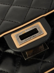 2013 2.55 Chain Shoulder Bag Black/Beige