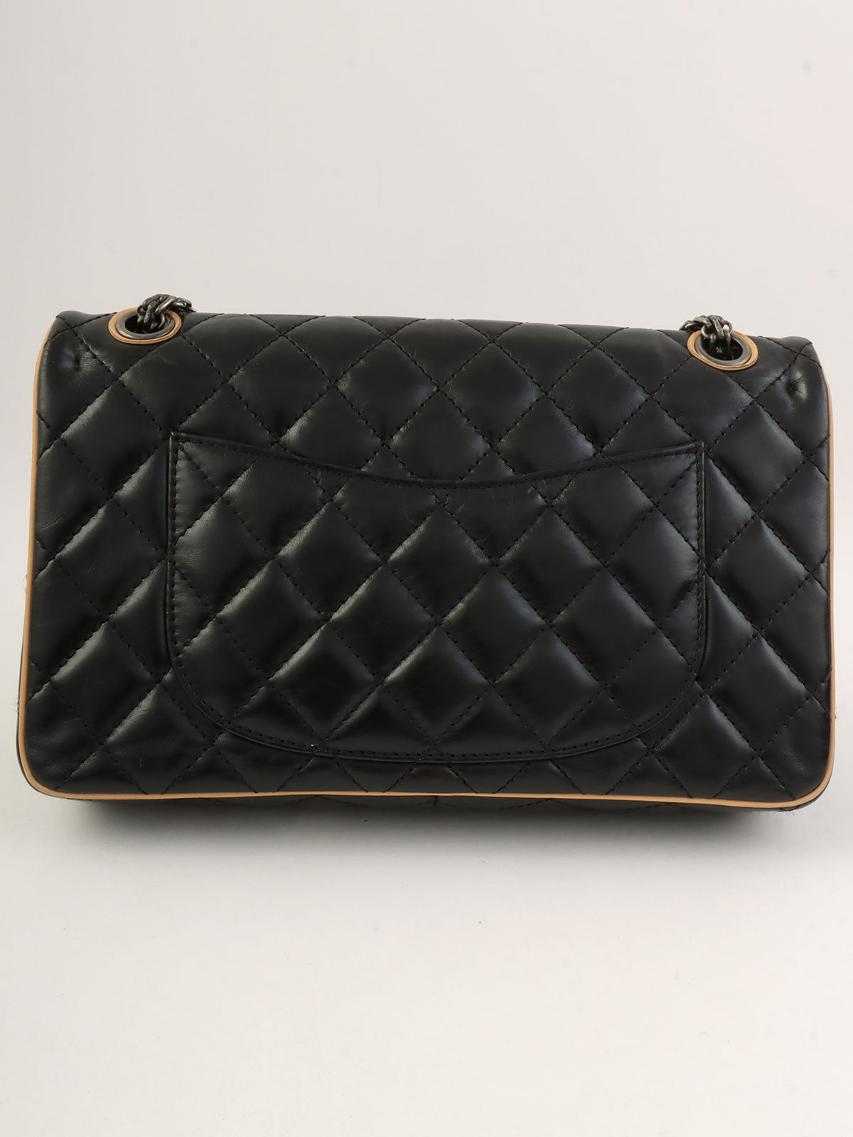 2013 2.55 Chain Shoulder Bag Black/Beige